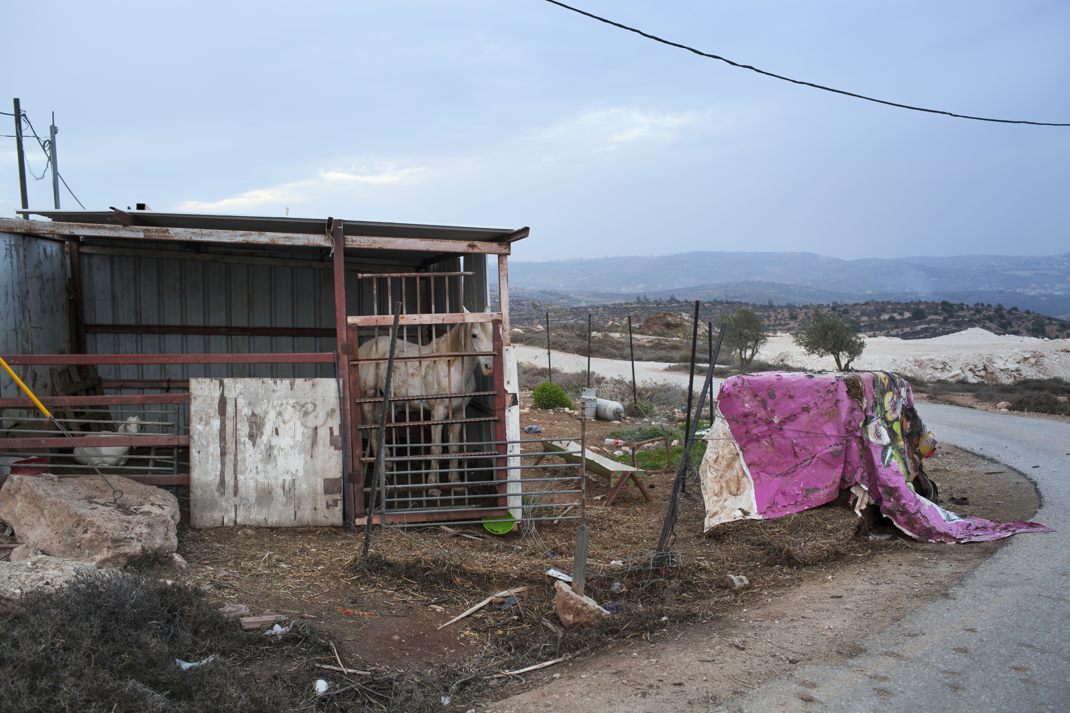 Israeli outpost of Adei Ad, West Bank, 2013. Israeli outpost of Adei Ad, West Bank, 2013.