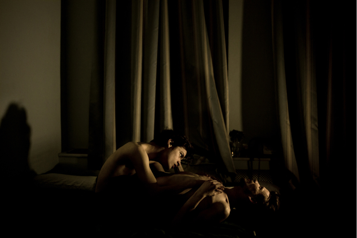 Jon and Alex in an intimate moment. Jon and Alex in an intimate moment.